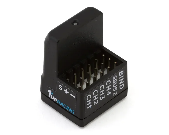 10107 1UP Racing 4-Channel Futaba F-4G Antenna-Free 2.4GHz Receiver