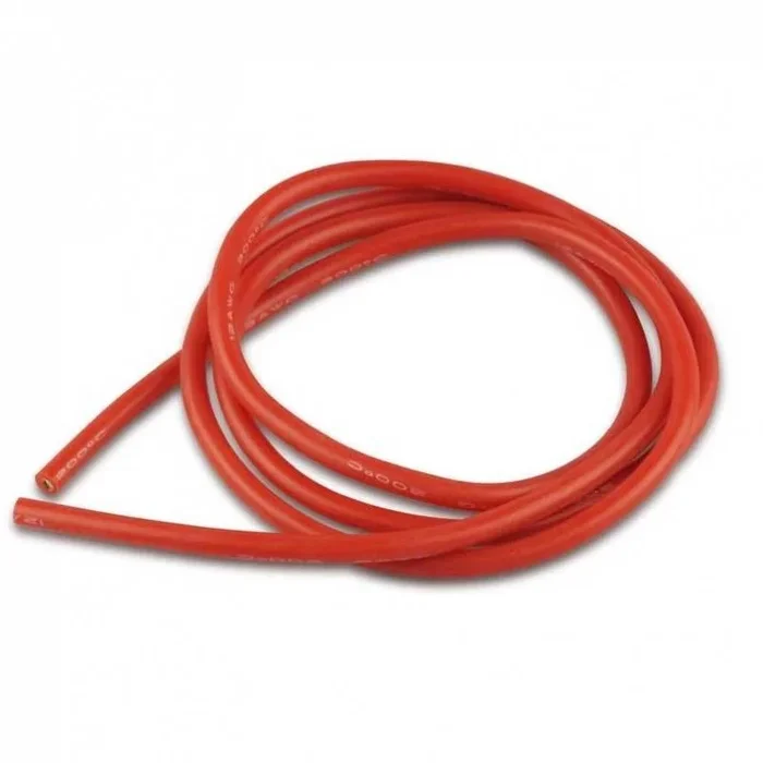 12awg Silicone Wire – RED- 2FT