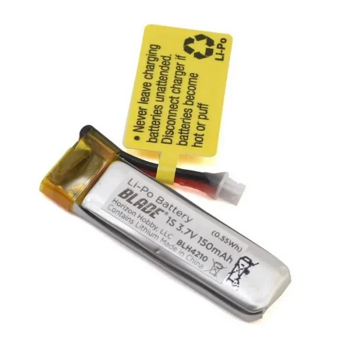150mAh 1S 3.7V 45C LiPo Battery: 70S