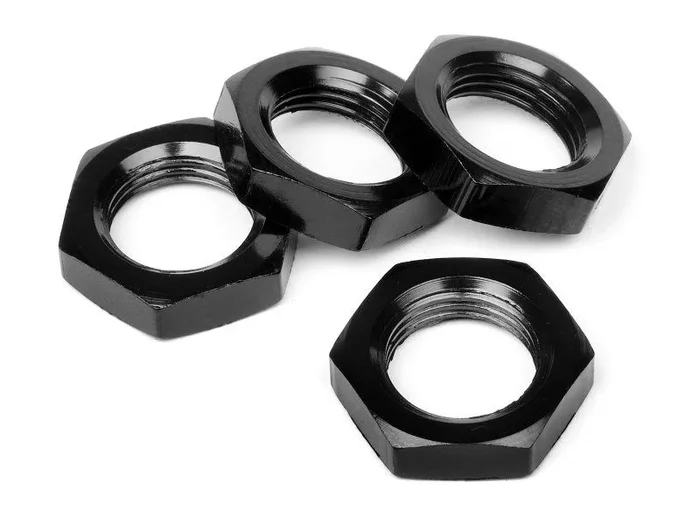 17mm Wheel Nut, Black, (4pcs), Vorza Flux/Trophy
