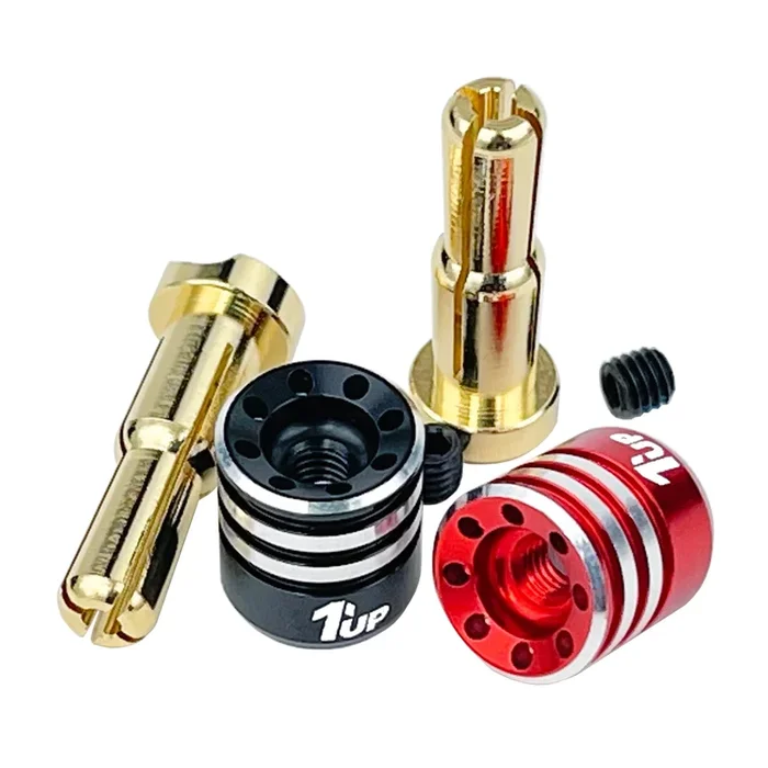 1UP Heatsink Bullet Plugs & Grips for 4/5mm Stepped 190437