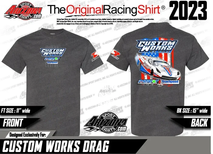2023 GRAY DRAG SHIRT (LG)