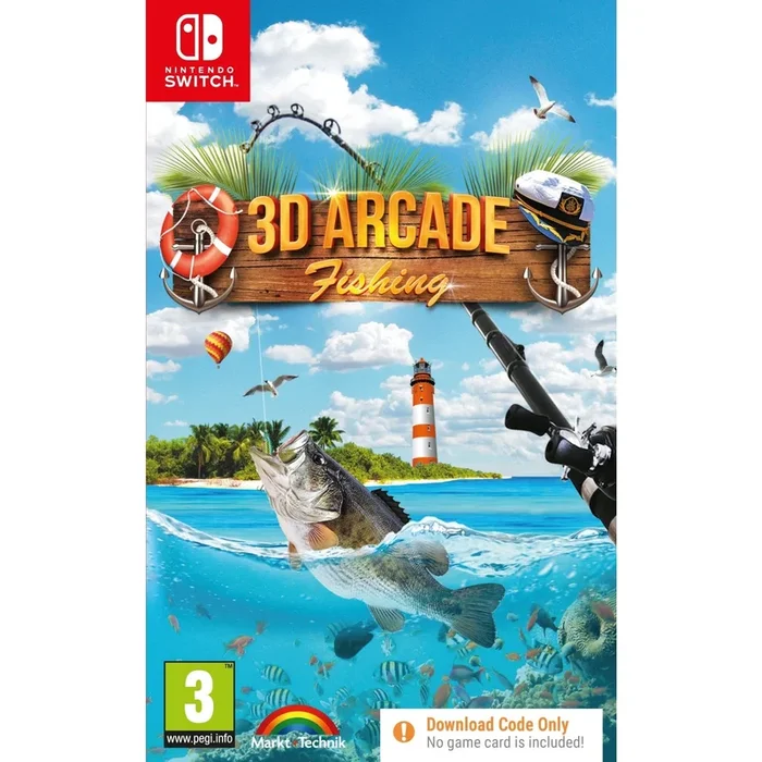 3D Arcade Fishing CIB – Nintendo Switch Fishing Adventure