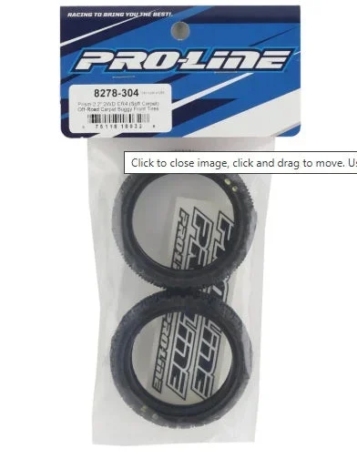 8278-303 Pro-Line Prism Front 2.2″ 2WD Buggy Carpet Tires (2) (CR4)