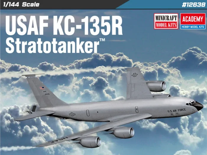 ACADEMY 12638 1/144 USAF Boeing KC-135R Stratotanker Model Aircraft Kit