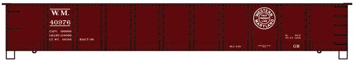Accurail 3757 HO Scale 41′ AAR Steel Gondola Kit Western Maryland WM – NOS