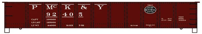 Accurail 3778 HO Scale AAR 41′ Steel Gondola Kit Pittsburgh, McKeesport & Youghiogheny (#’s Vary)
