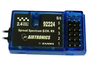 Airtronics RX600 6-Ch Air 2.4Ghz Mini Receiver – FHSS-1 Full Range, 92224
