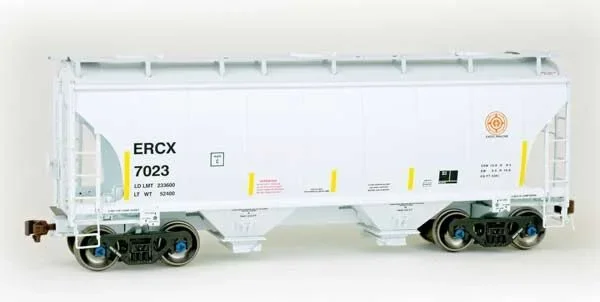 American Limited Models 2003 HO Scale Trinity 3281 2-Bay Covered Hopper Excel Railcar ERCX 7023