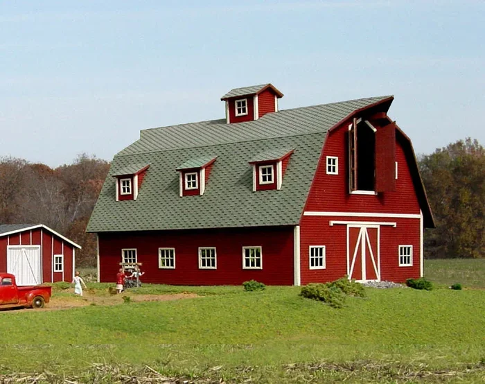 American Model Builders Laser KIT 119 HO Scale Country Barn