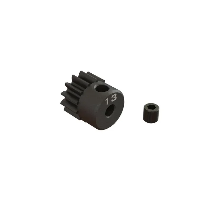 ARRMA ARA311075 13T 0.8Mod 1/8th Bore CNC Steel Pinion Gear