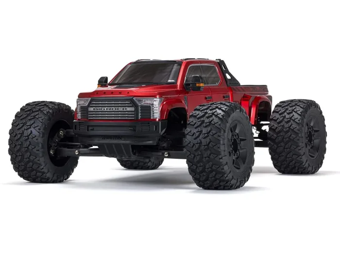 ARRMA ARA7612T2 Red BIG ROCK 6S 4WD BLX 1/7 RTR Monster Truck