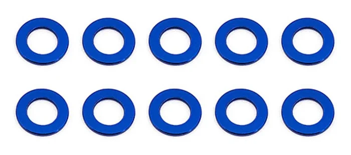 Associated 31381 Ballstud Washers, 5.5×0.5 mm Blue Aluminum Apex Scion RC10 SC10