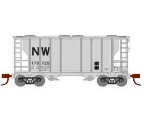Athearn 17053 N Scale PS-2 2600 Covered Hopper Norfolk & Western N&W 170729