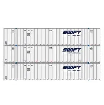 Athearn 17307 N Scale 53′ Stoughton Intermodal Container Swift SWRU 3 Pack #2