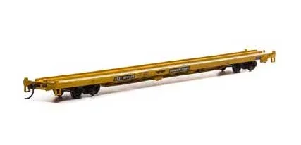 Athearn 27629 HO Scale 85′ Flatcar Trailer Train Yellow TTX 473439