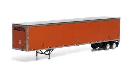 Athearn 72731 HO Scale 53′ Wabash Duraplate Trailer Schneider #3