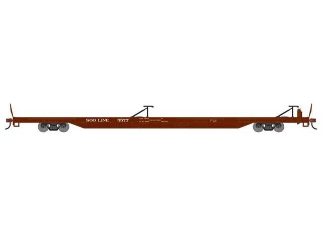 Athearn RTR 1551 HO Scale 85′ TOFC Flatcar SOO Line 5577