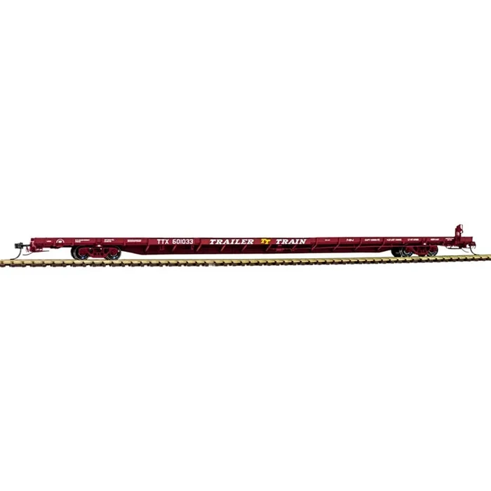 Atlas 20006125 HO Scale F89J 89′ TOFC Flatcar “Brown” TTX 601033