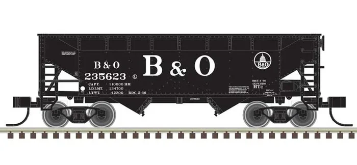 Atlas Master 50006128 N Scale 2 Bay Hopper Baltimore & Ohio B&O 235623