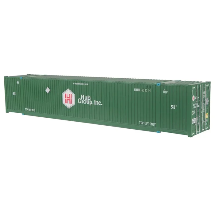 Atlas O Master 3002098 O Scale 53′ CIMC Container Hub Group NS/NHUU