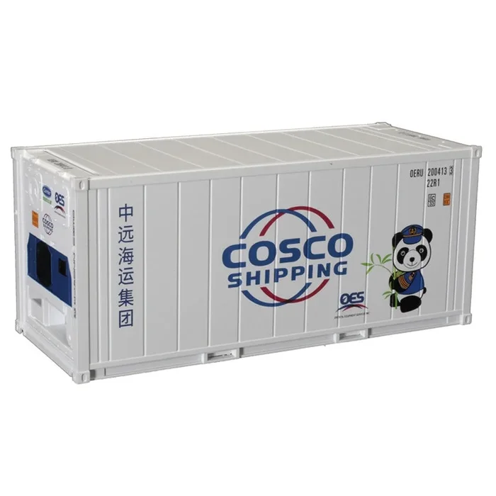 Atlas O Master 3002232 O Scale 20′ Refrigerated Container Cosco OERU #s Vary