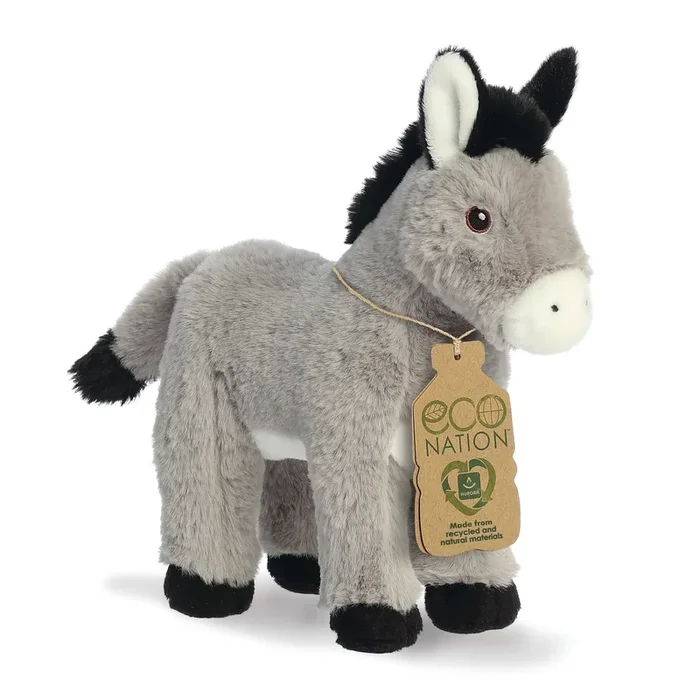 Aurora Eco Nation 11″ Plush- Donkey