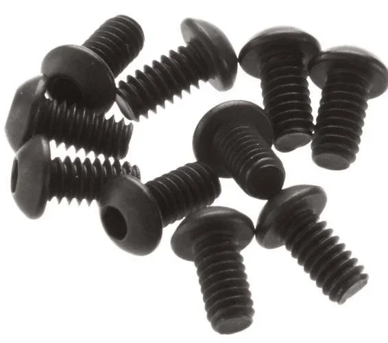 Axial AX31146 Hex Socket Button Head Screw M2x4mm Black (10) Yeti