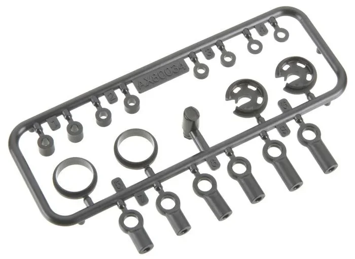 Axial AX80034 SCX10 AX10 EXO XR10 Wraith 10mm Shock Parts Tree 2 RR10 Bomber