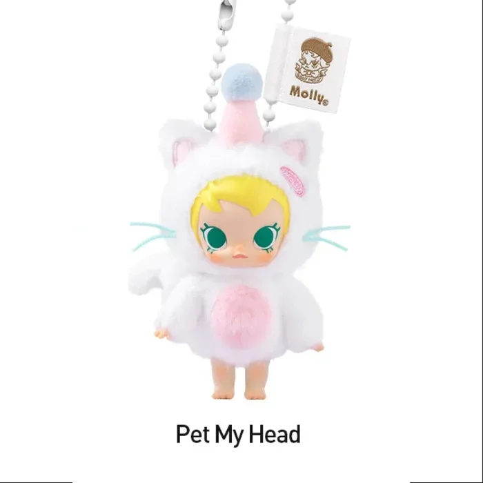 Baby Molly Pocket Friends Series Vinyl Plush Pendant Pet My Head