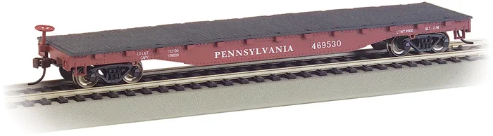 Bachmann 17314 HO Scale 52′ Flatcar Pennsylvania PRR 469530