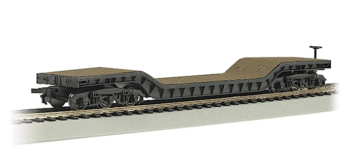 Bachmann 71399 N Scale 52′ Center Depressed Flatcar Unlettered