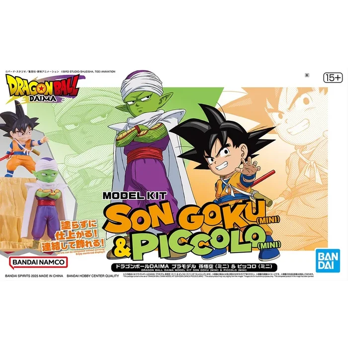 Bandai 2750938 Dragon Ball Z – Daima Son Goku & Piccolo Mini Model Kit