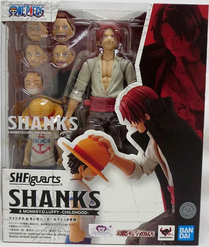 Bandai – S.H. Figuarts – One Piece – Shanks & Monkey D. Luffy -Childhood