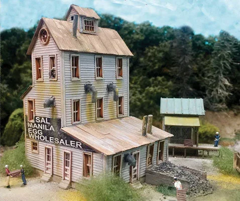 Bar Mills Scale Model Works 111 N Scale Sal Manila’s Egg Wholesaler Craftsman Kit