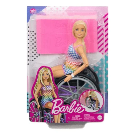 Barbie Wheelchair Doll Blonde Hair