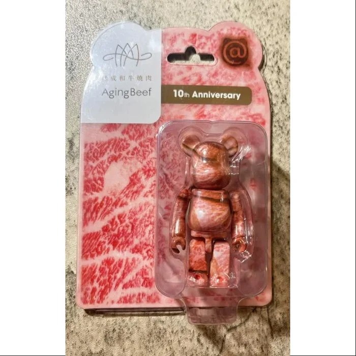 Bearbrick Aging Beef 10th Anniversary 100% Limited Medicom Be@rbrick