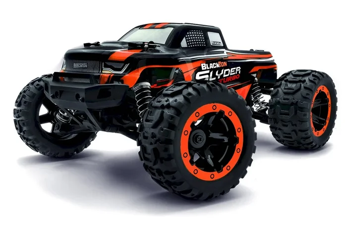 BlackZon Slyder MT Turbo 1/16 4WD 2S Brushless Monster Truck – Orange 540210