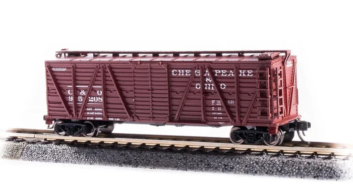 BLI 6571 N Scale K7 Stock Car Chesapeake & Ohio C&O – Hog Sounds