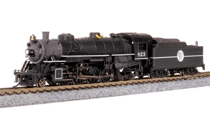 BLI 7851 N Scale USRA 2-8-2 Mikado Steam Locomotive Atlantic Coast Line ACL 836 Paragon4 DCC