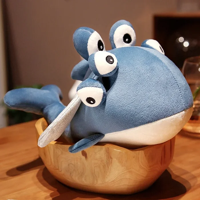 Blue Alien Whale with Wings Plushie