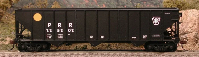 Bowser 40659 HO Scale 100 Ton 3 Bay Open Hopper Pennsylvania PRR 225320 – NOS
