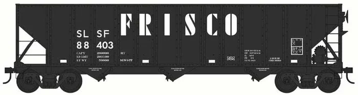 Bowser 44022 HO Scale 100 Ton 3 Bay Hopper Frisco SLSF 88432