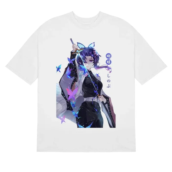 Camiseta de baile de mariposa shinobu kocho – demonio slayer