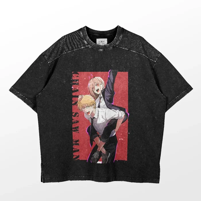 Camiseta de Denji & Power de motosa
