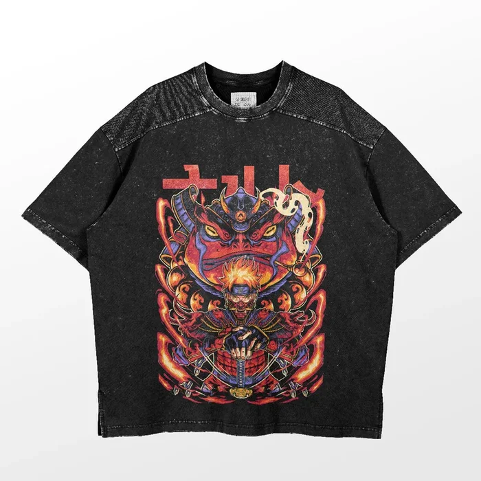 Camiseta de Naruto Samurai | Diseño exclusivo de Naruto | Ropa de anime premium