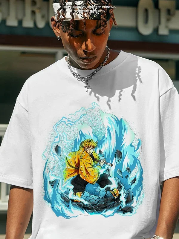 Camiseta de respiración de Zenitsu Agatsuma – Demon Slayer inspirado