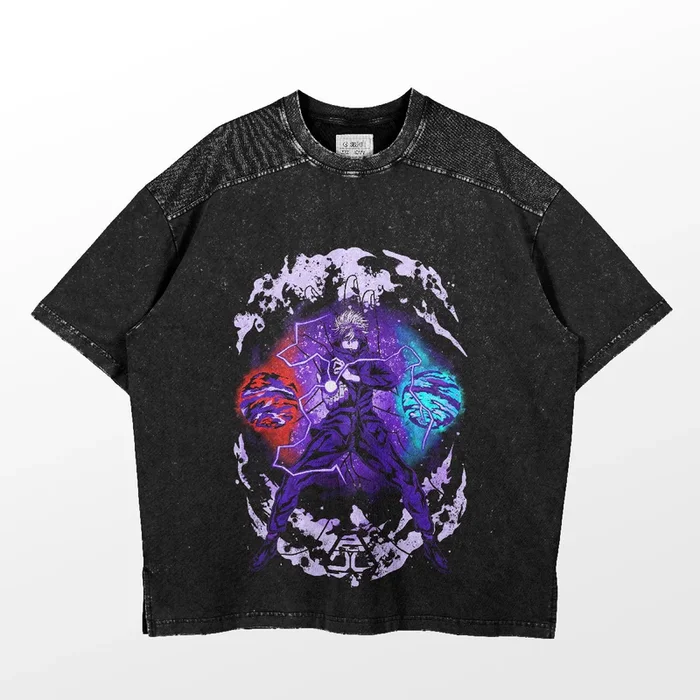 Camiseta Yuji Itadori Energy Blast Jujutsu Kaisen – Diseño colorido