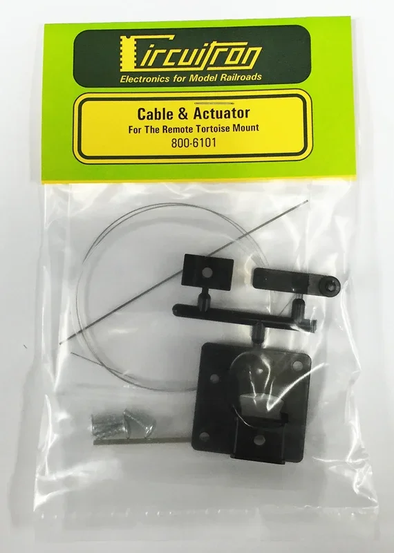 Circuitron 800-6101 Remote Tortoise Mount – For Crossovers & Double Slip Switches