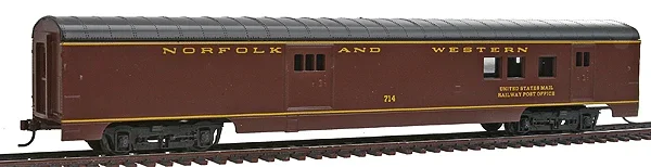Con-Cor 927R HO Scale 72′ RPO Car Norfolk & Western NW 499 – NOS